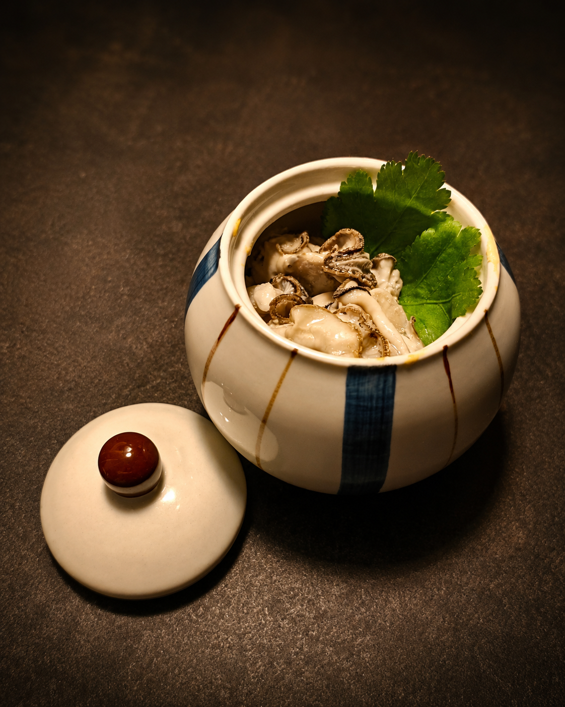 牡蠣の茶碗蒸し